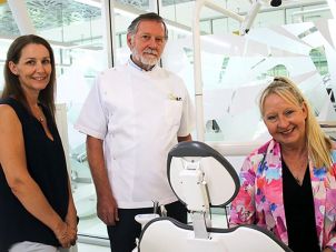  Dr Ann Carrington, Associate Professor Geoff Booth and Dr Felicity Croker have worked together to ensure that JCU's dentistry graduates are aware of domestic violence.
