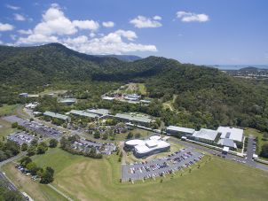 Aerial photo of JCU Cairns, Smithfield
