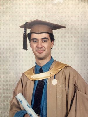  Jason O鈥橞rien at graduation with the Convocation Medal